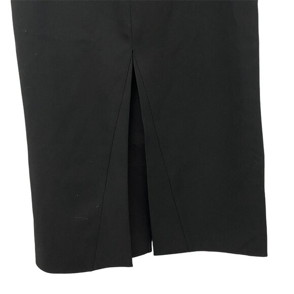 Zara Black Midi Slit Tube Skirt L - Picture 5 of 11